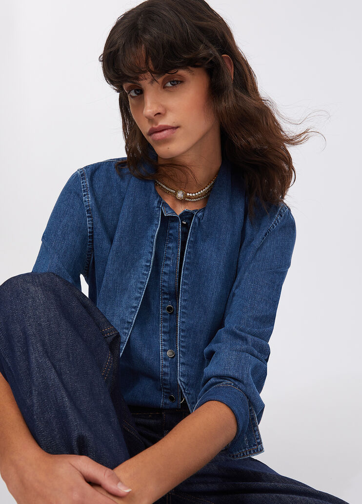 Camisa vaquera denim azul Liu Jo - large image number 4