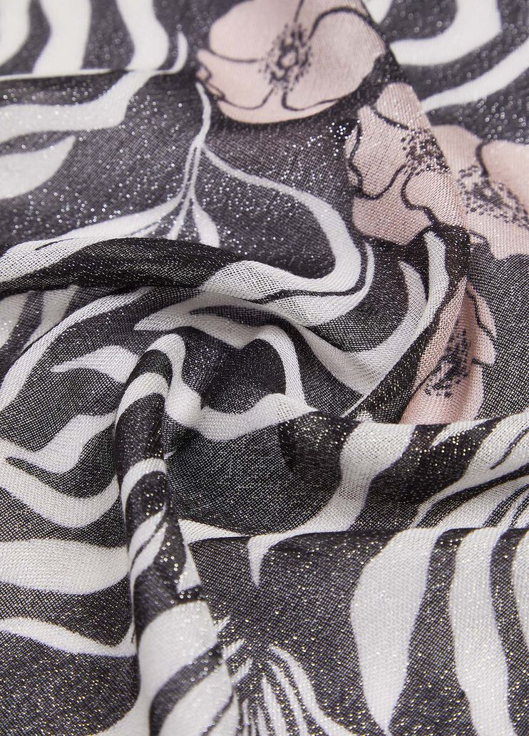 Estola con motivo de cebra negro Liu Jo - medium