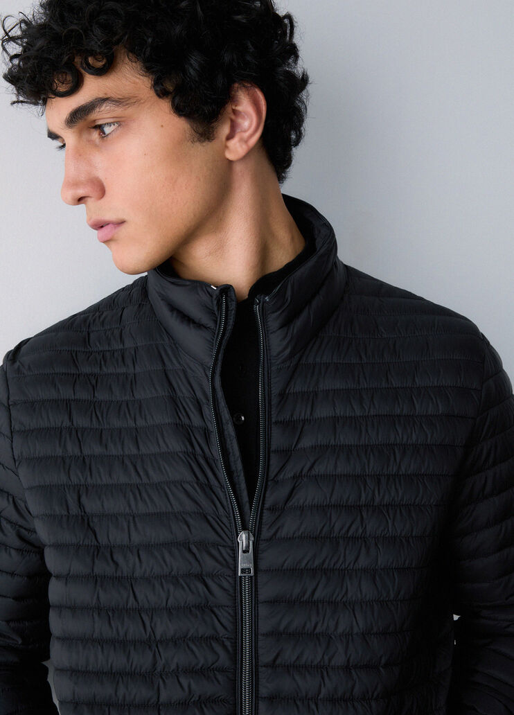 Blouson en nylon matelass&eacute; noir Liu Jo - medium