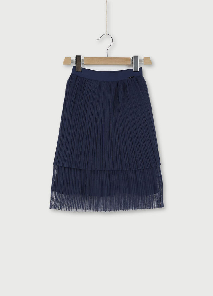 Pleated midiskirt Blue Liu Jo - large image number 0