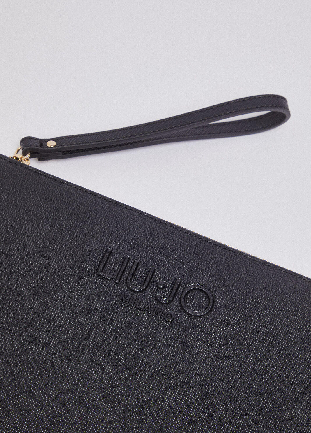 Pochette media con logo nero Liu Jo - large image number 5