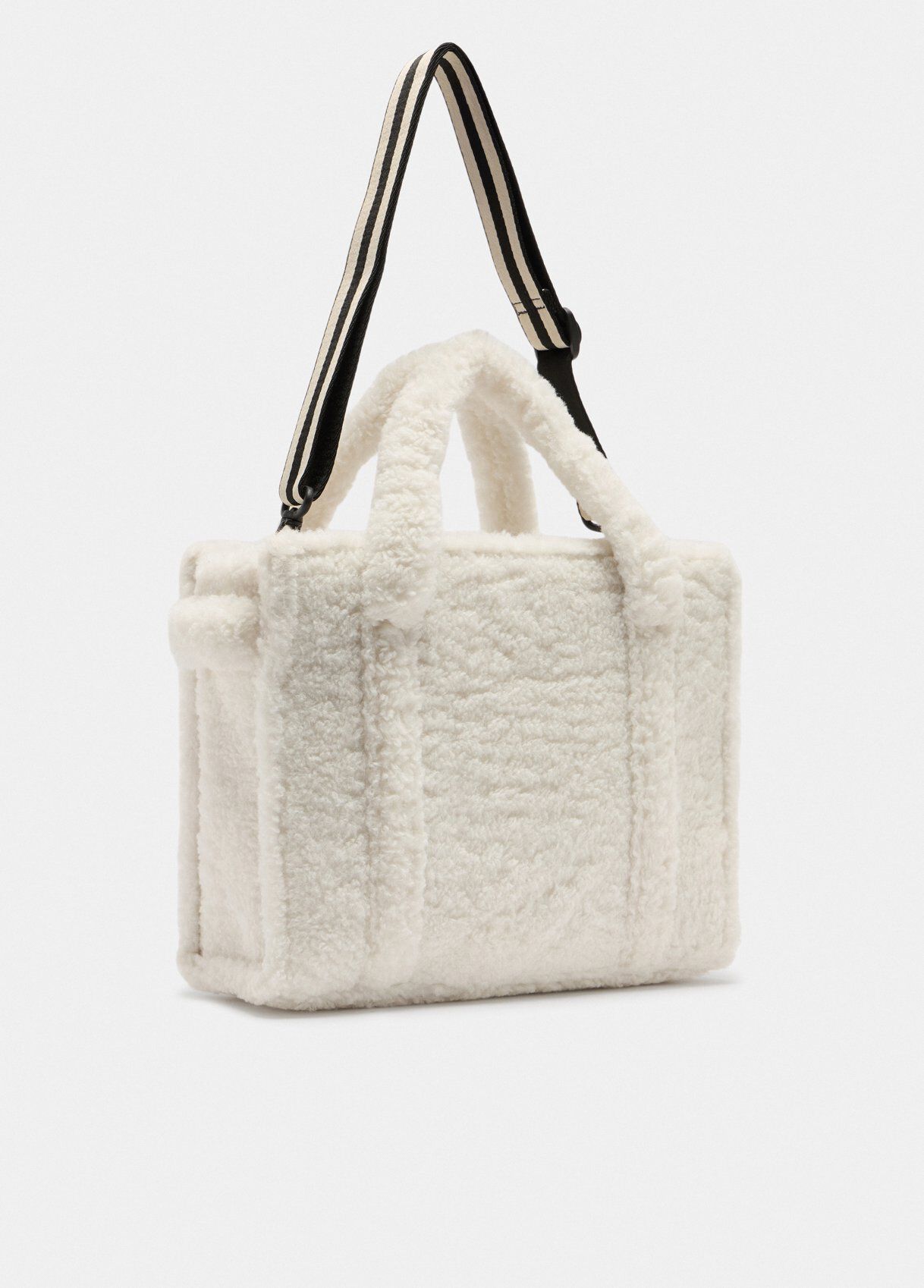 Medium teddy tote bag colour milk white | Liu Jo