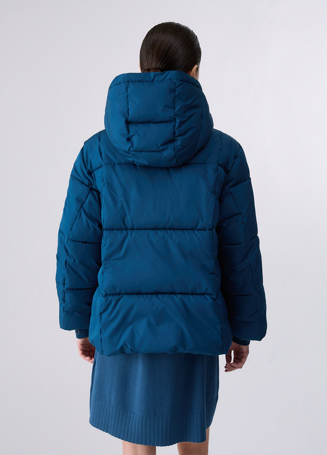 Oversized jacket with hood blue Liu Jo - large image number 1