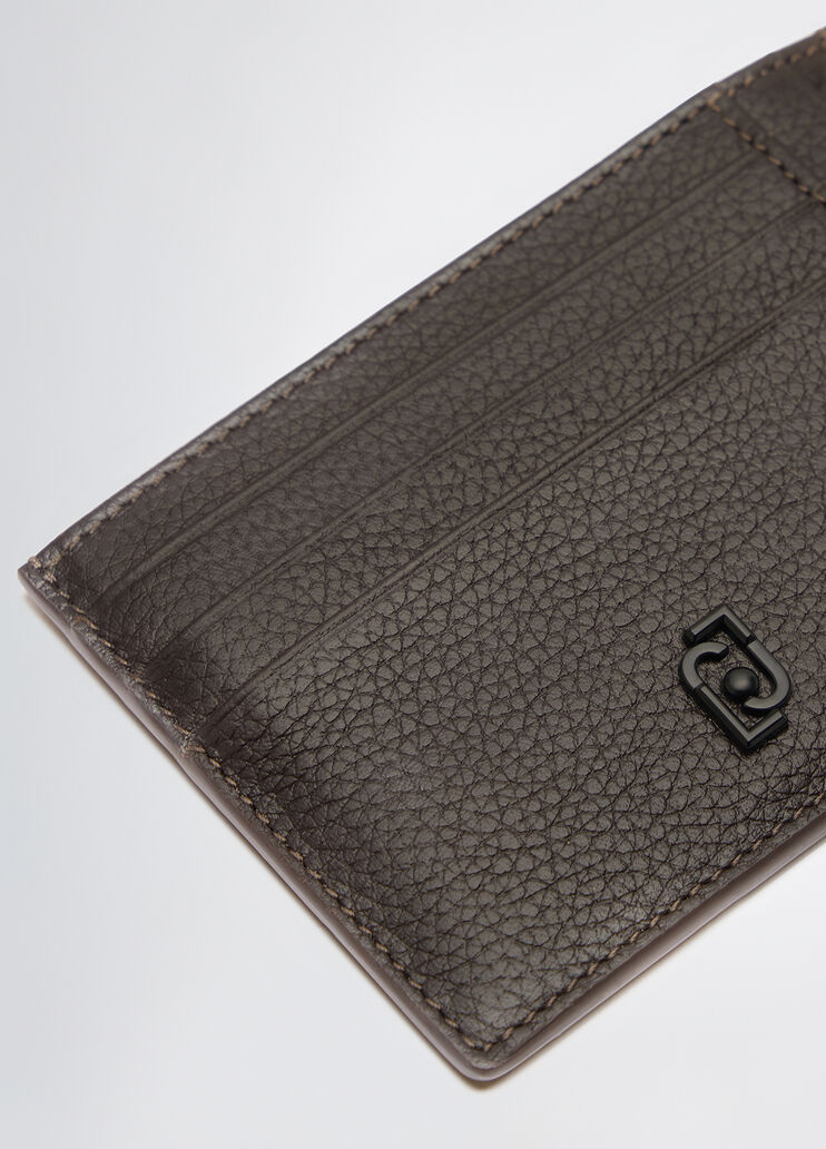 Leather card holder chocolate Liu Jo - medium Leather card holder chocolate Liu Jo - medium