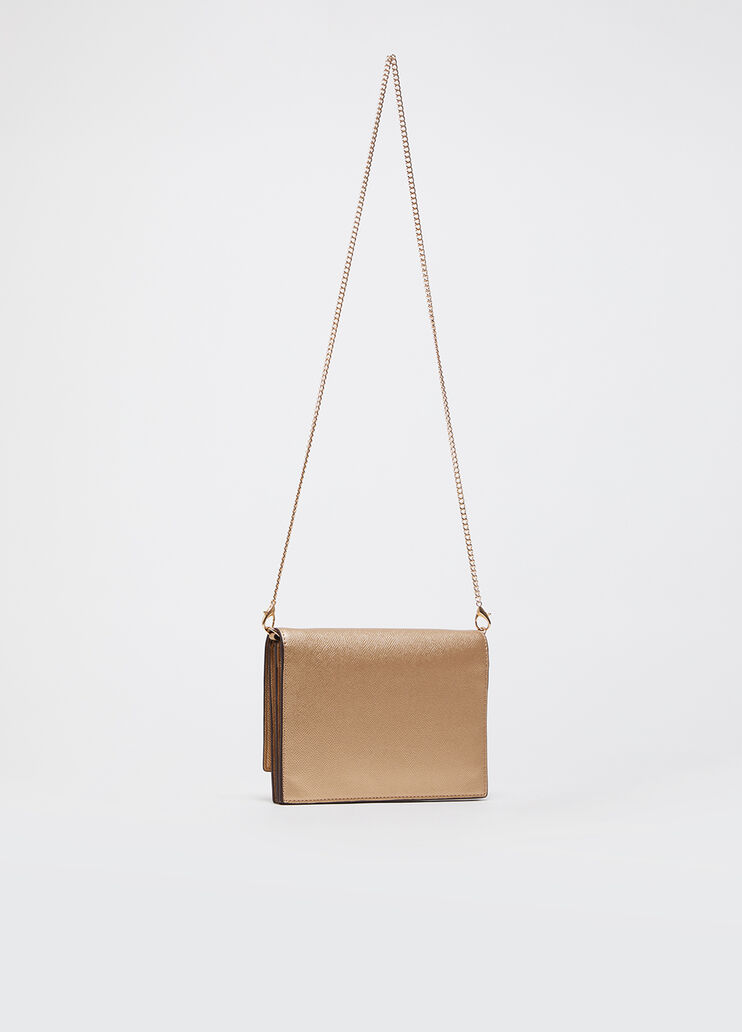 Sac à bandoulière format mini avec chaîne or Liu Jo - large image number 1 Sac à bandoulière format mini avec chaîne or Liu Jo - large image number 1