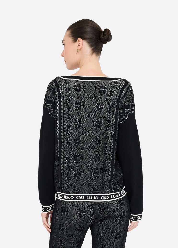 Джемпер Liu Jo Better чёрный Liu Jo - large image number 1