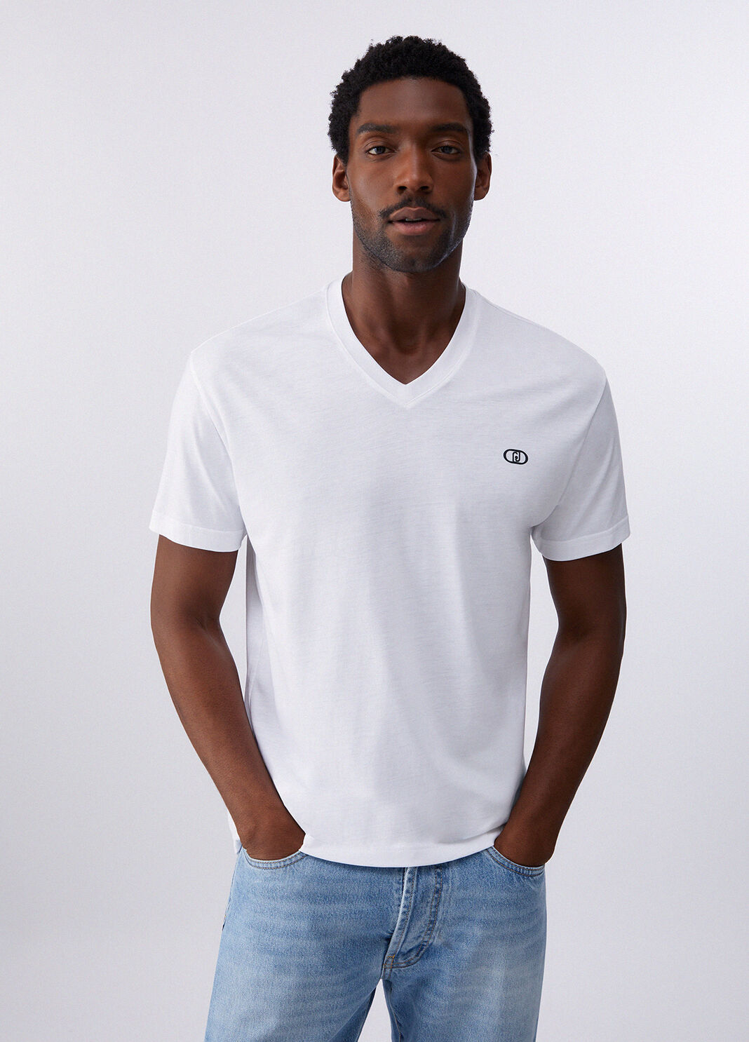V-neck T-shirt white Liu Jo - large image number 0