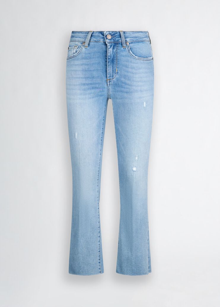 High-rise bootcut jeans light denim Liu Jo - large image number 5 High-rise bootcut jeans light denim Liu Jo - large image number 5