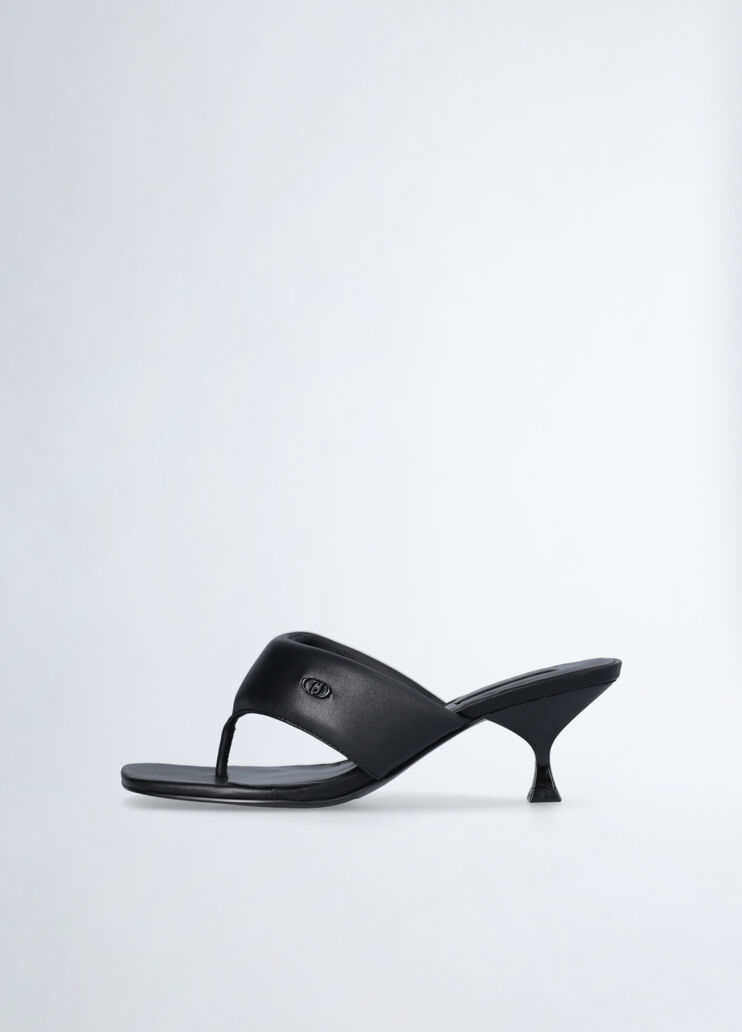 Thong sandals with heel black Liu Jo - large image number 4 Thong sandals with heel black Liu Jo - large image number 4