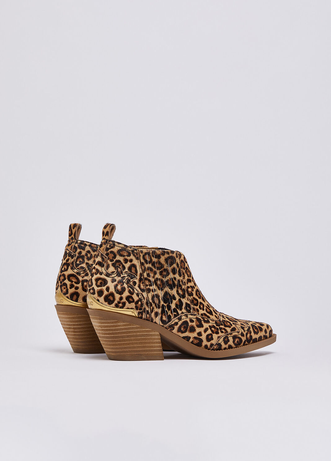 Stivaletti texani in cavallino animalier animalier Liu Jo - large image number 2