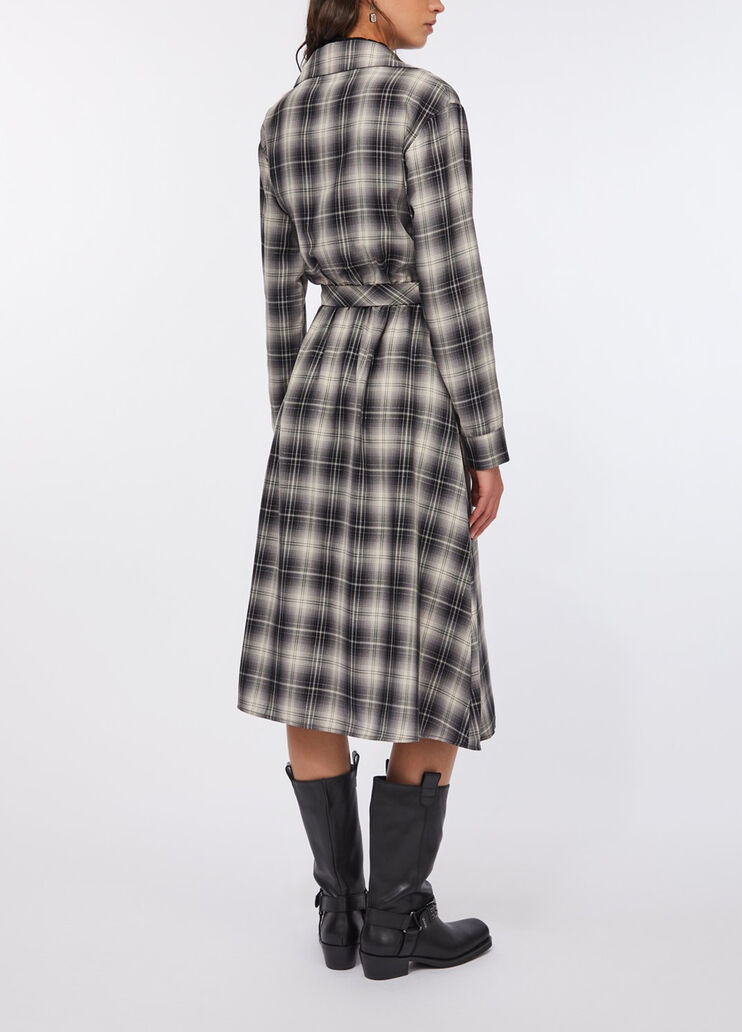 Long dress a checks check Liu Jo - medium