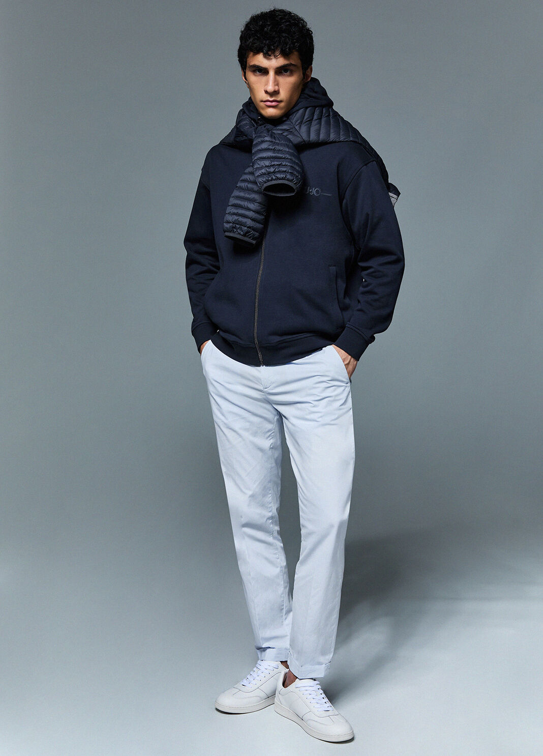 Chino trousers light blue Liu Jo - large image number 3