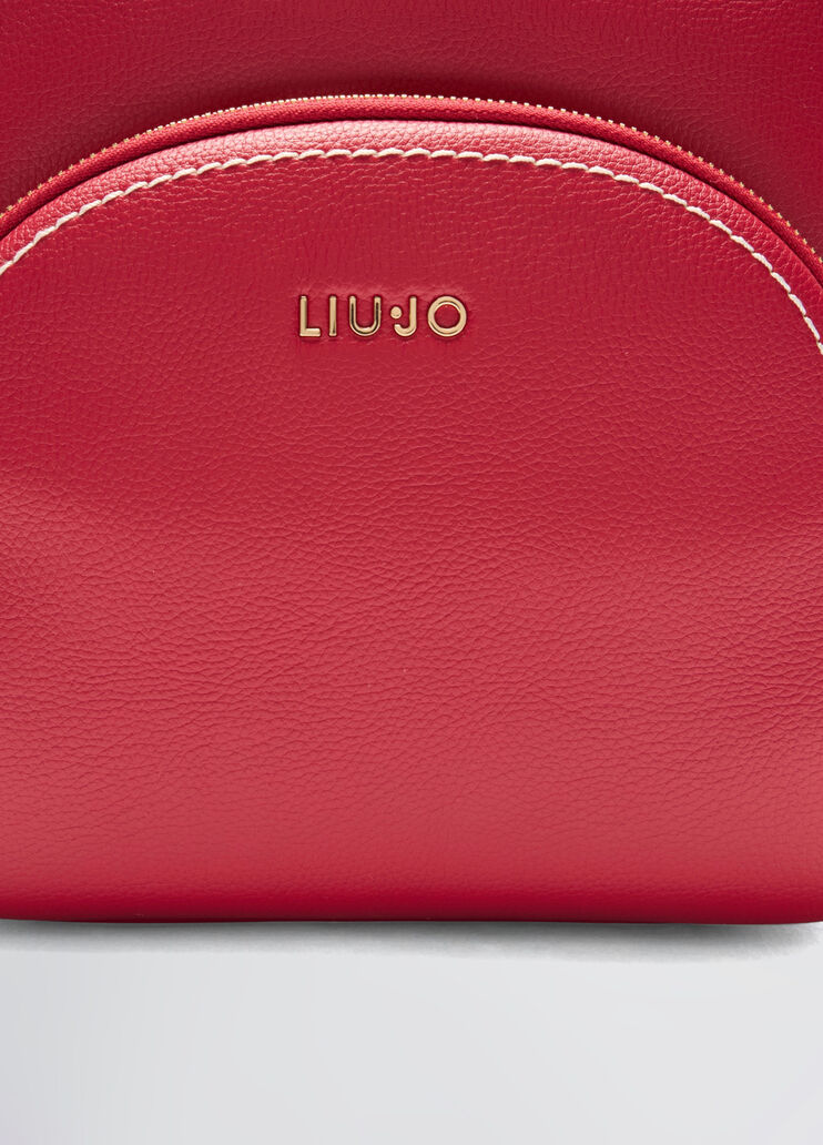 Tumbled backpack with clutch bag red Liu Jo - large image number 4 Tumbled backpack with clutch bag red Liu Jo - large image number 4