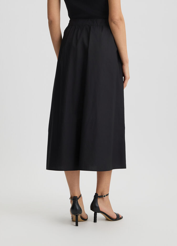 Embroidered cotton skirt black Liu Jo - large image number 1 Embroidered cotton skirt black Liu Jo - large image number 1