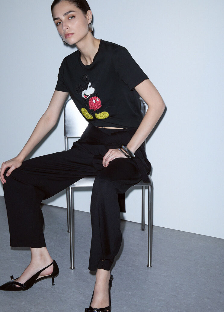 Balloon pants in punto milano black Liu Jo - medium