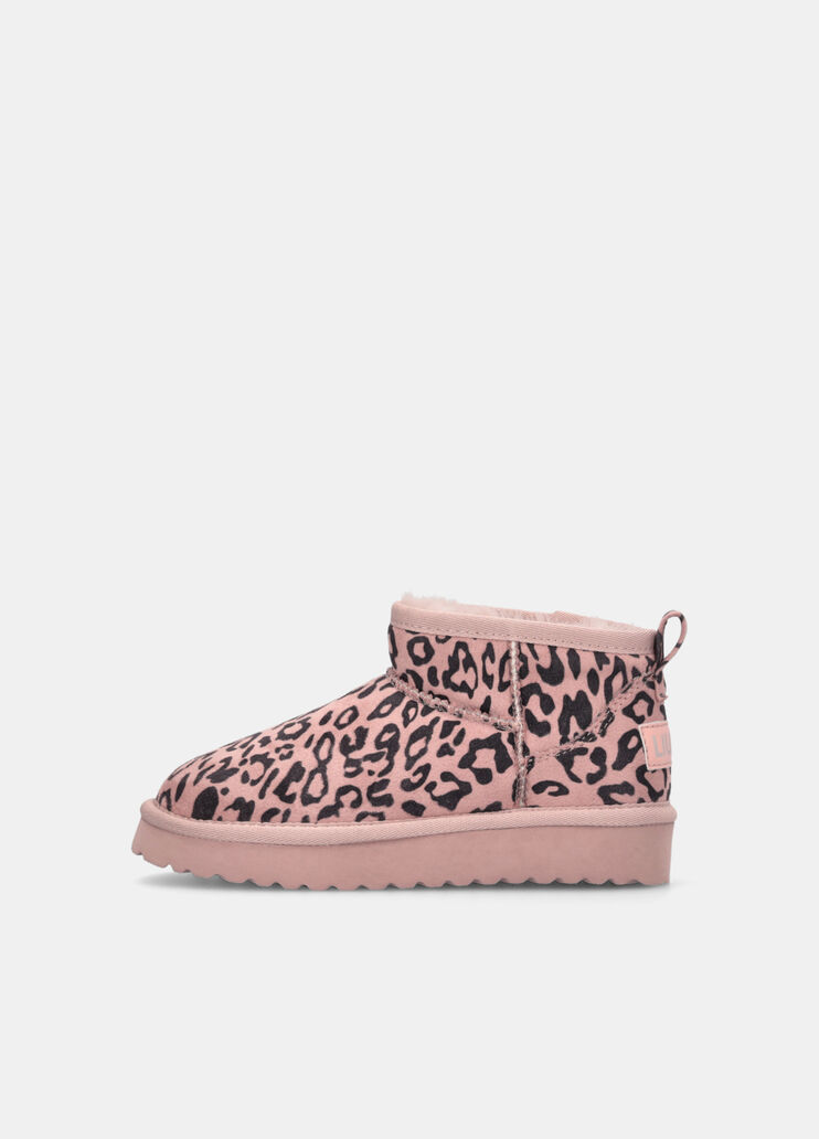 Warm animal-print ankle boots nude Liu Jo - large image number 4 Warm animal-print ankle boots nude Liu Jo - large image number 4