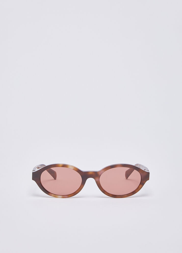 Ovale Sonnenbrille Helle Schildpatt-Optik Liu Jo - medium
