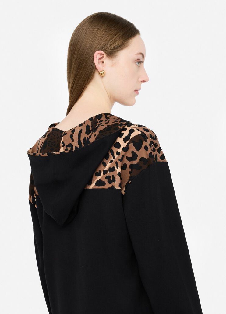 Sweatshirt with buttons black Liu Jo - large image number 4 Sweatshirt with buttons black Liu Jo - large image number 4