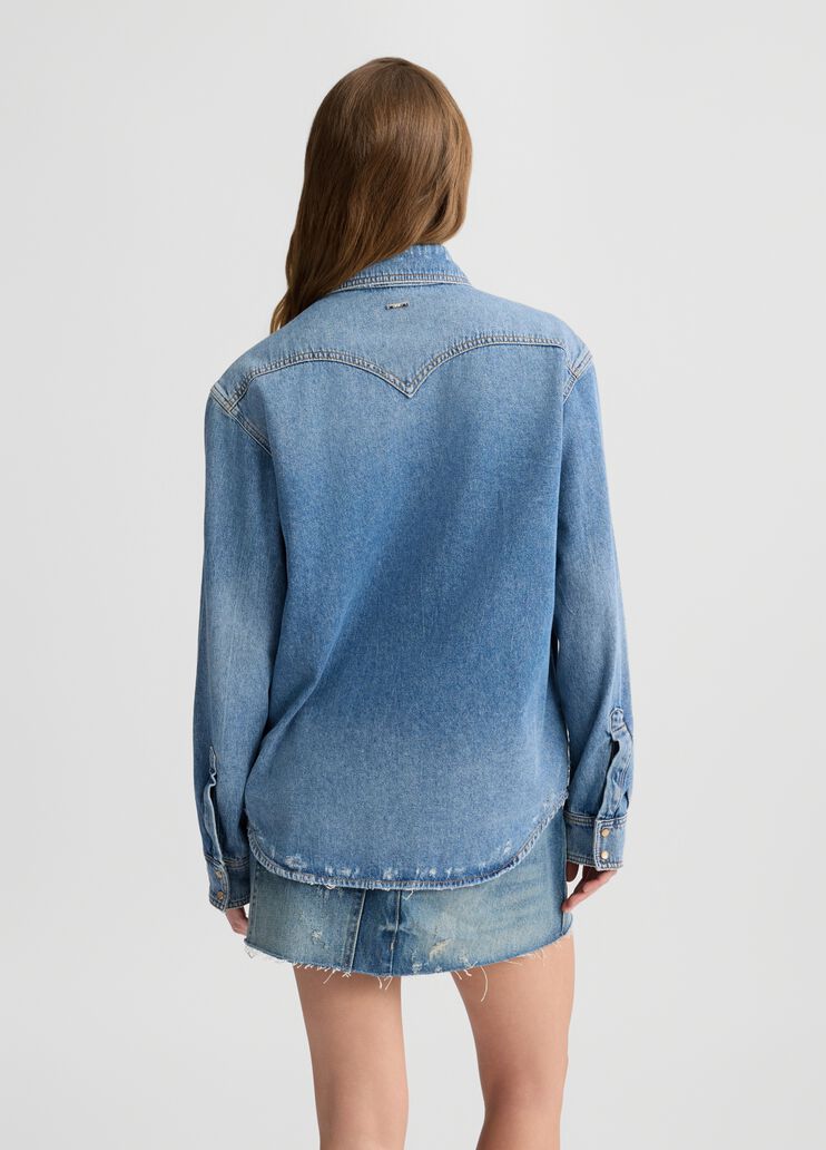 Denim shirt Blue denim Liu Jo - large image number 1 Denim shirt Blue denim Liu Jo - large image number 1