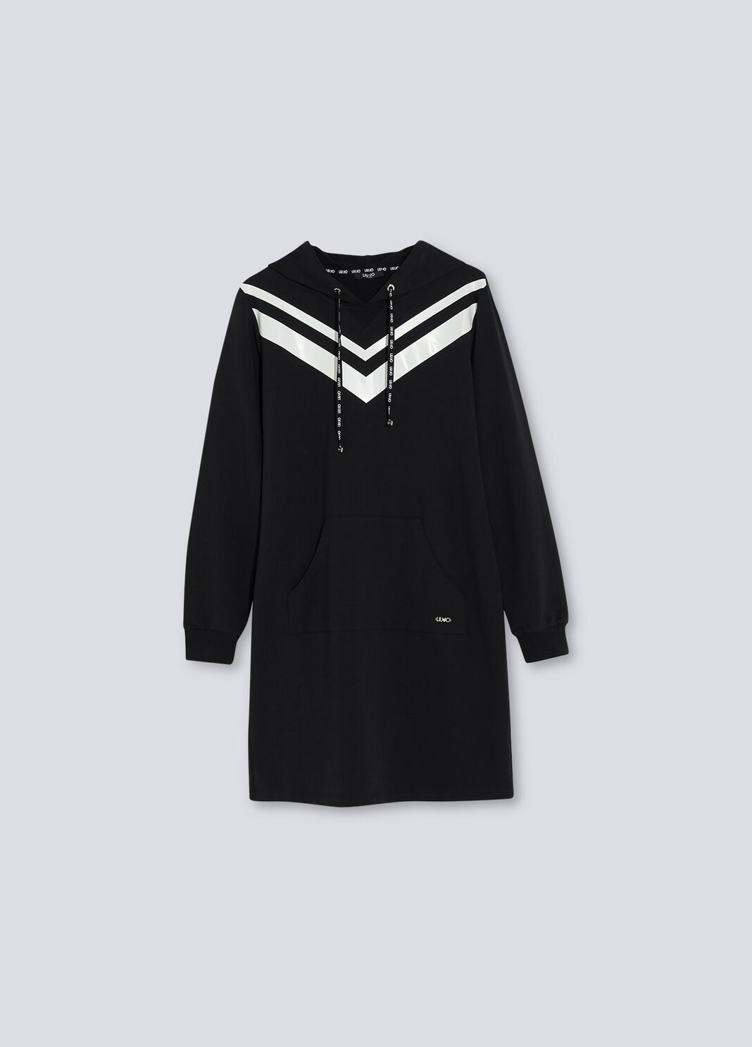Vestito Liu Jo Better con cappuccio nero Liu Jo - large image number 4