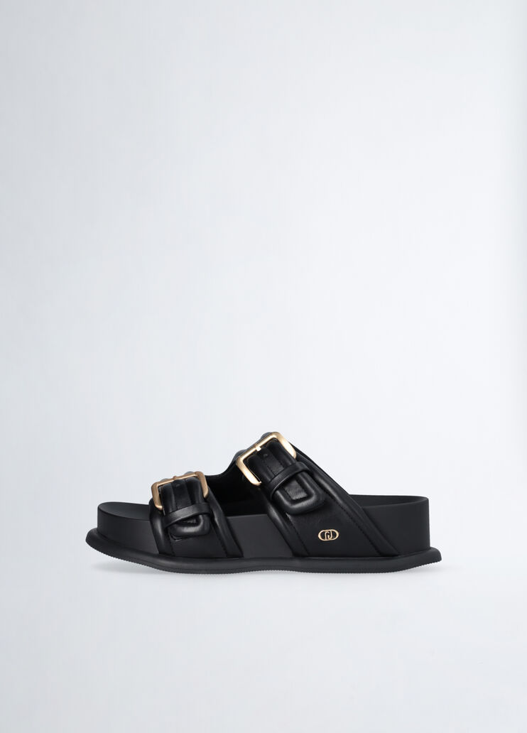 Sandals with bold straps black Liu Jo - large image number 4  Sandals with bold straps black Liu Jo - large image number 4