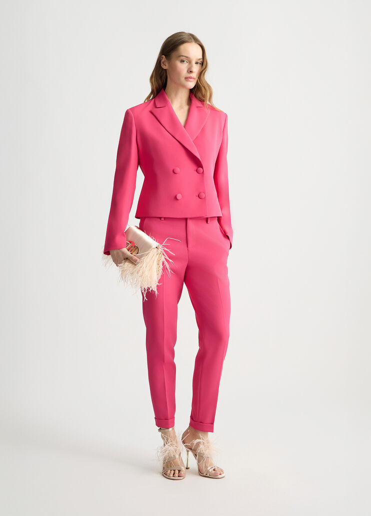 Double-breasted blazer pink Liu Jo - large image number 5 Double-breasted blazer pink Liu Jo - large image number 5