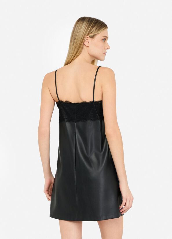 Dress with lace black Liu Jo - large image number 1