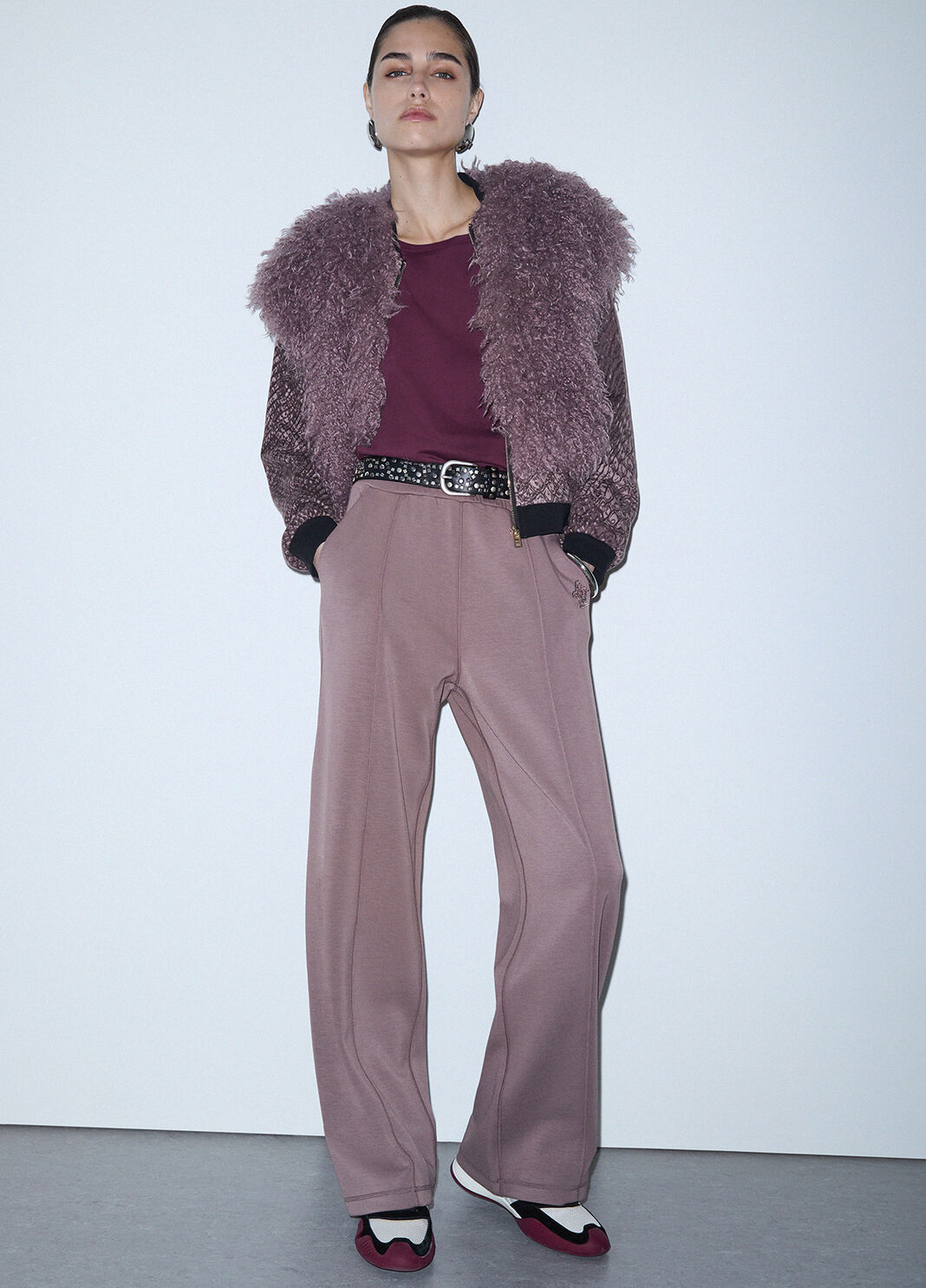 Pantalon en scuba rose fonc&eacute; Liu Jo - large image number 2