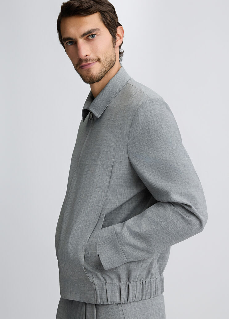 Men's blazer melange grey Liu Jo - large image number 3 Men's blazer melange grey Liu Jo - large image number 3