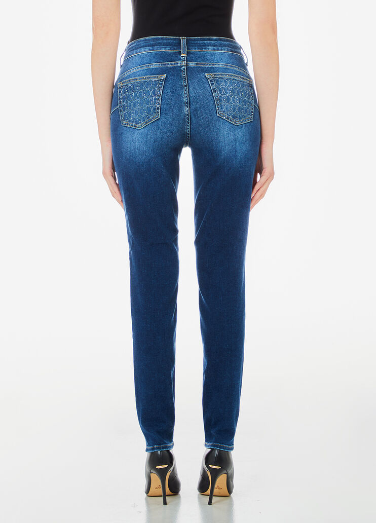 Bottom-Up Skinny-Jeans Blau Liu Jo - large image number 1