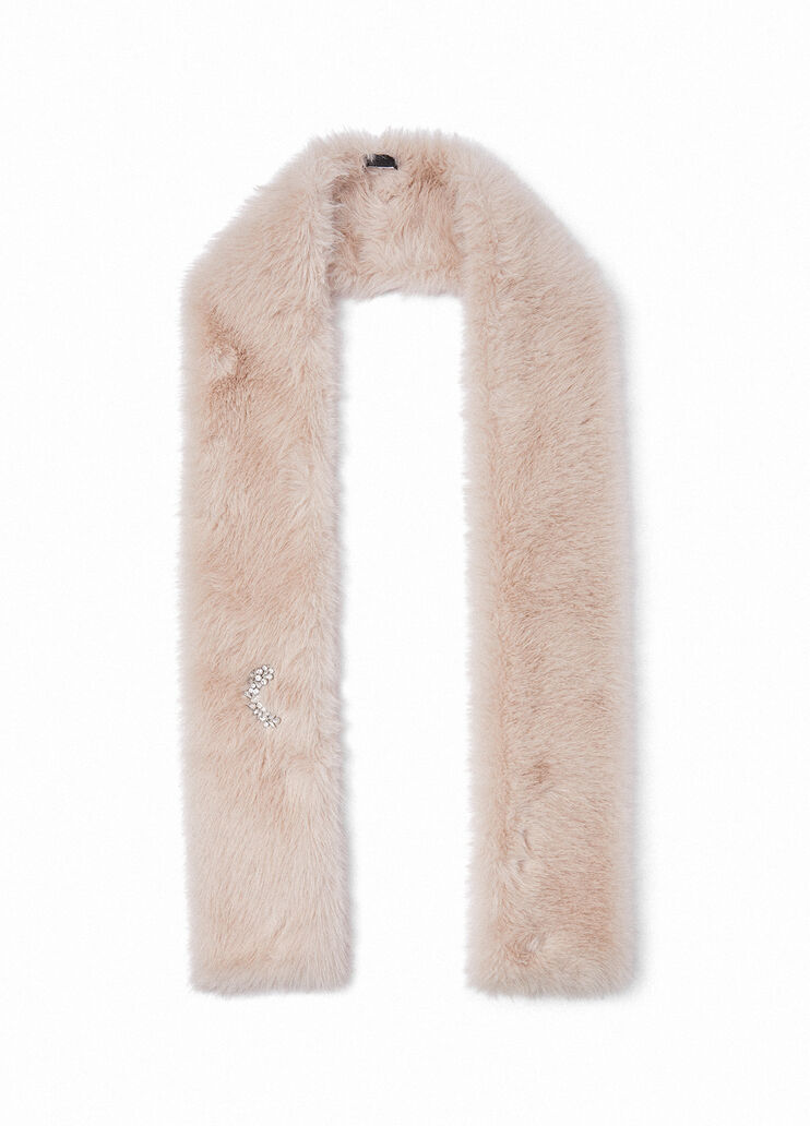 Estola con broche joya blanco Liu Jo - medium