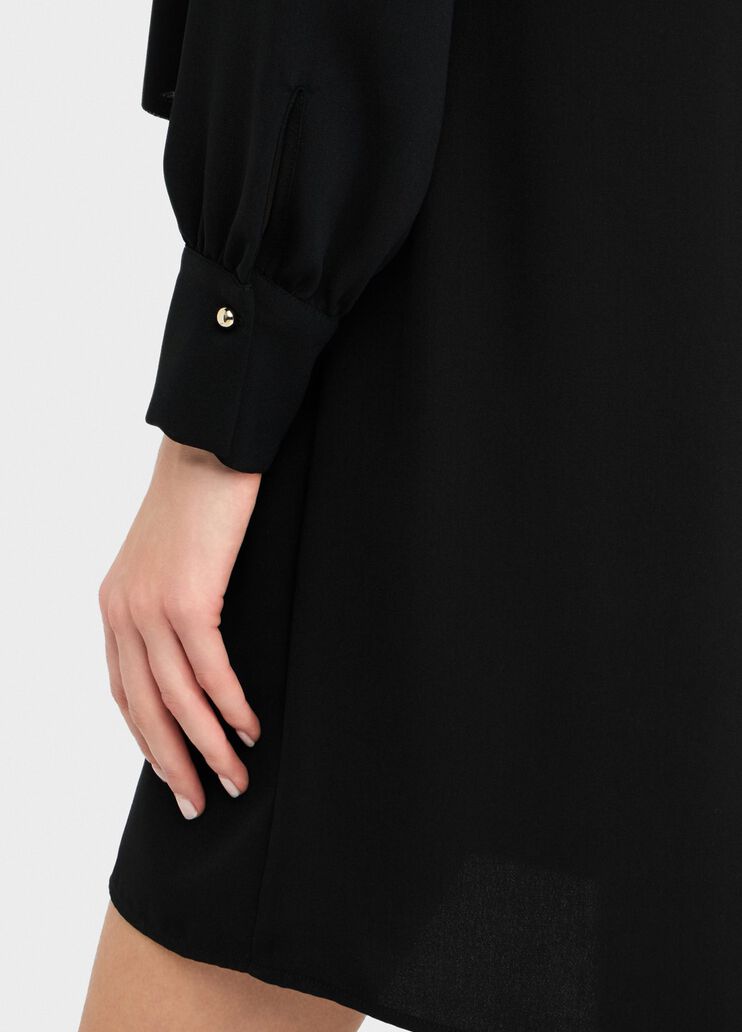 Short dress with scarf black Liu Jo - large image number 4 Short dress with scarf black Liu Jo - large image number 4