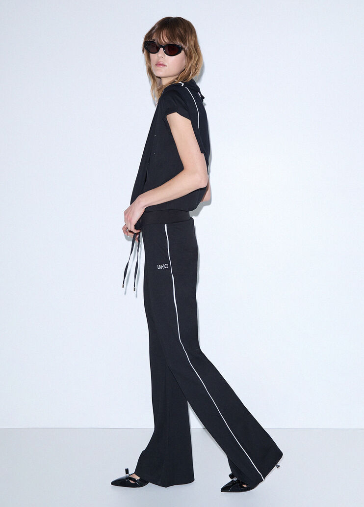 Pantaloni in punto milano nero Liu Jo - medium