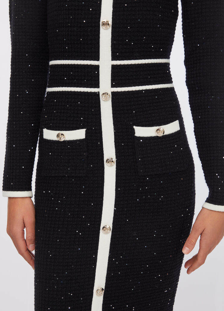 Lurex® dress black Liu Jo - large image number 3