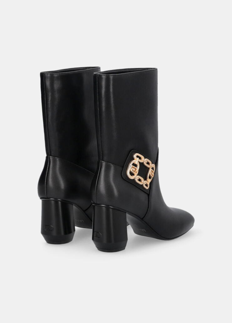 Stivaletti con tacco largo nero Liu Jo - large image number 3