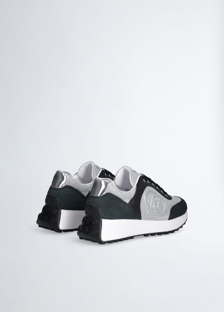 Black lurex sneakers black Liu Jo - large image number 3 Black lurex sneakers black Liu Jo - large image number 3