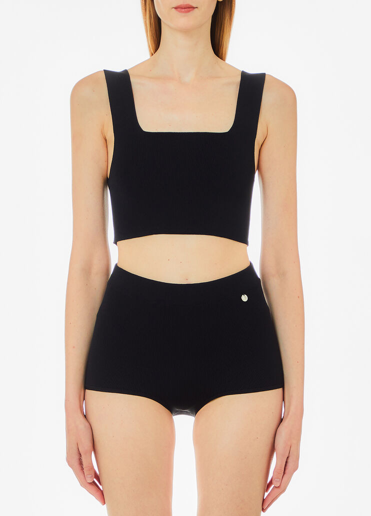 Stricktop  schwarz Liu Jo - large image number 0 Stricktop  schwarz Liu Jo - large image number 0