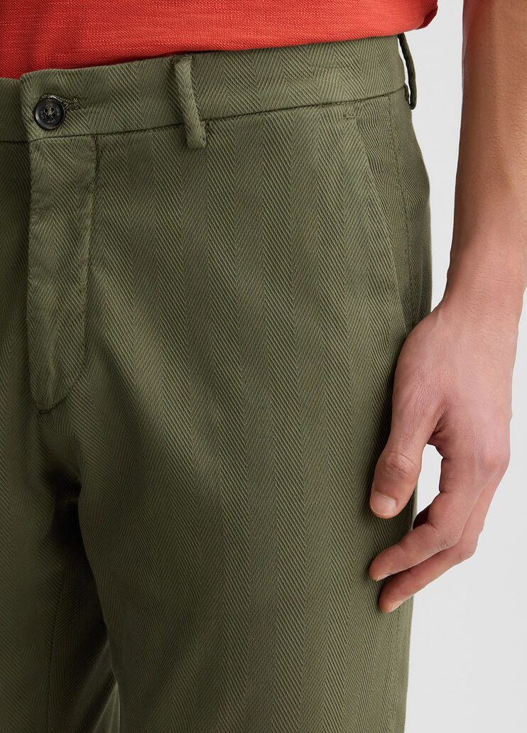 Slim fit chinos olive green Liu Jo - large image number 3 Slim fit chinos olive green Liu Jo - large image number 3
