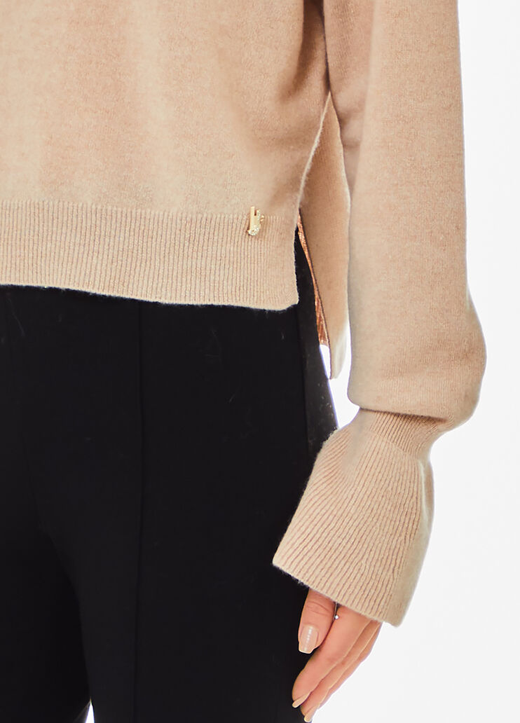 Wool and cashmere jumper pink Liu Jo - large image number 2 Wool and cashmere jumper pink Liu Jo - large image number 2