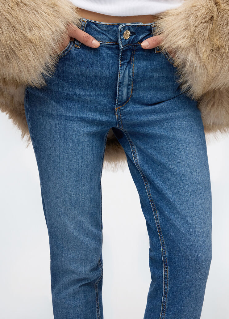 Skinny-Jeans mit hohem Bund Helles Denimblau Liu Jo - medium