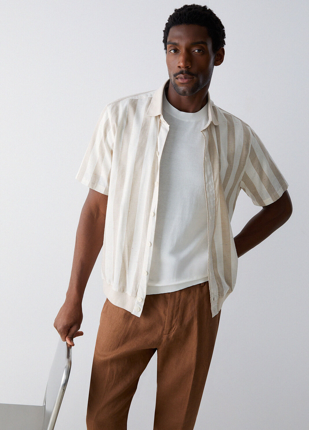 Striped shirt beige Liu Jo - large image number 2