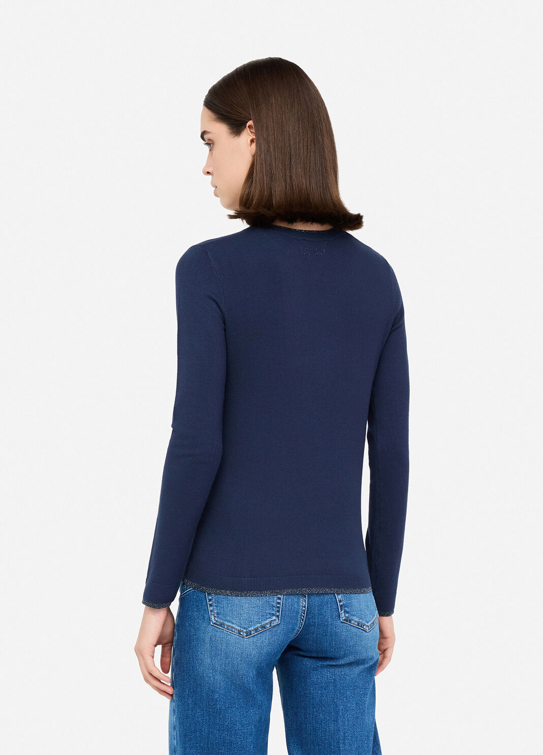Liu Jo Better sweater navy blue Liu Jo - large image number 1