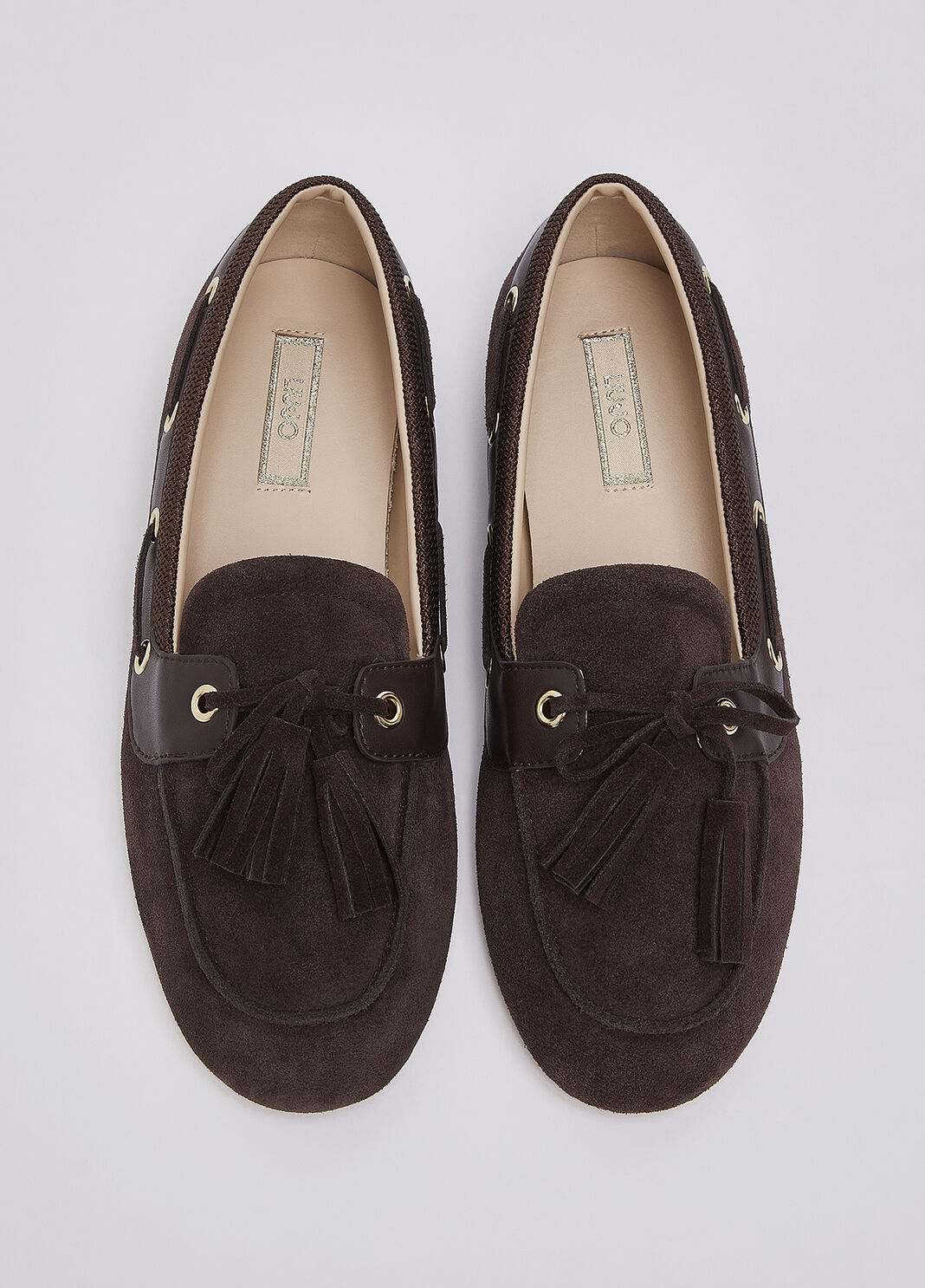 Suede loafers with tassels mocha Liu Jo - large image number 4