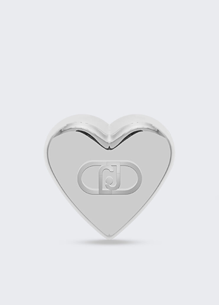 Heart-shaped earrings silver tone Liu Jo - medium Heart-shaped earrings silver tone Liu Jo - medium