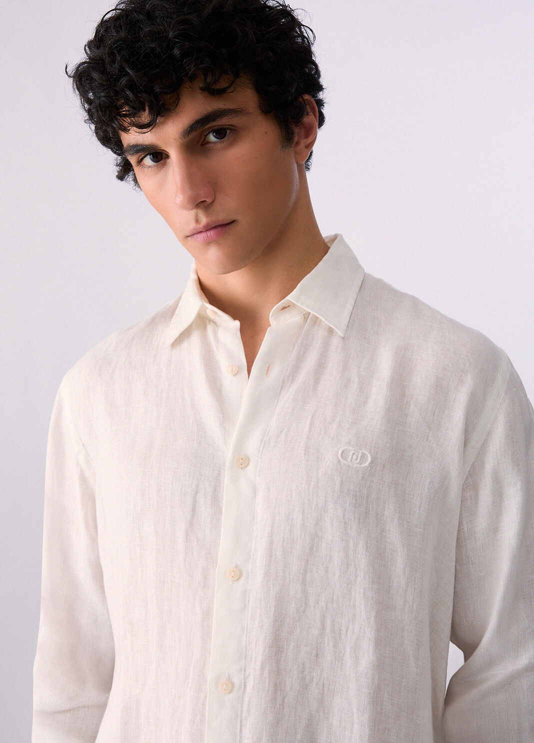 100% linen shirt white Liu Jo - large image number 4