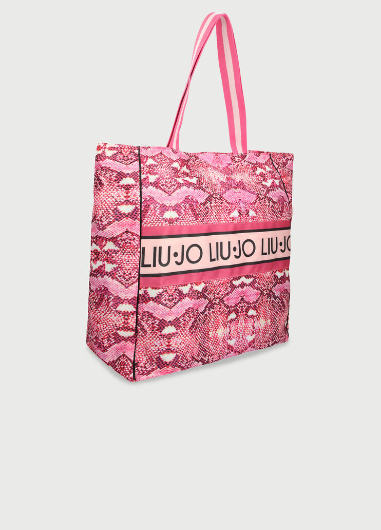 Пляжная сумка с принтом Тёмно-розовый Liu Jo - large image number 2