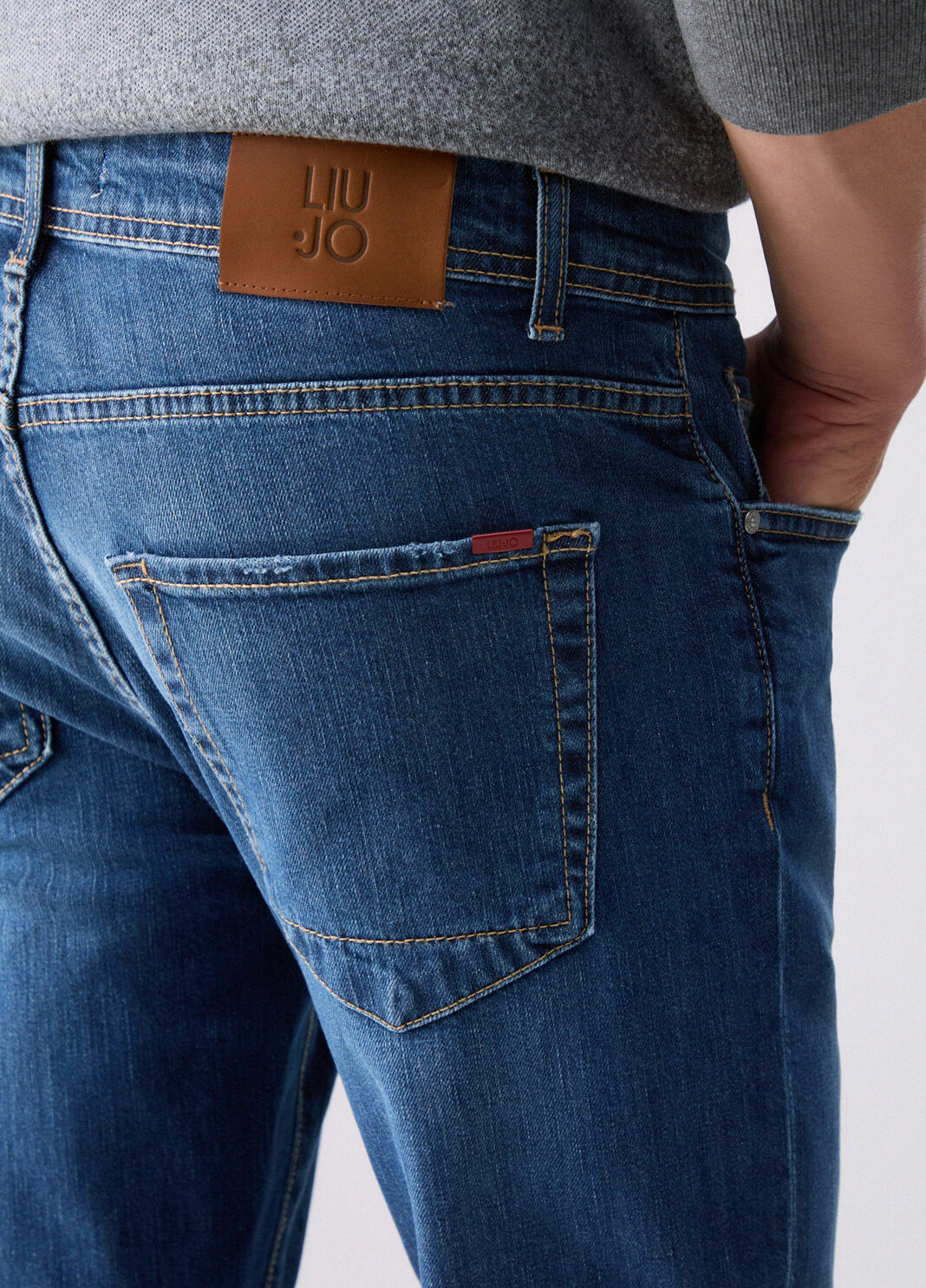 Straight Jeans blue denim Liu Jo - large image number 4
