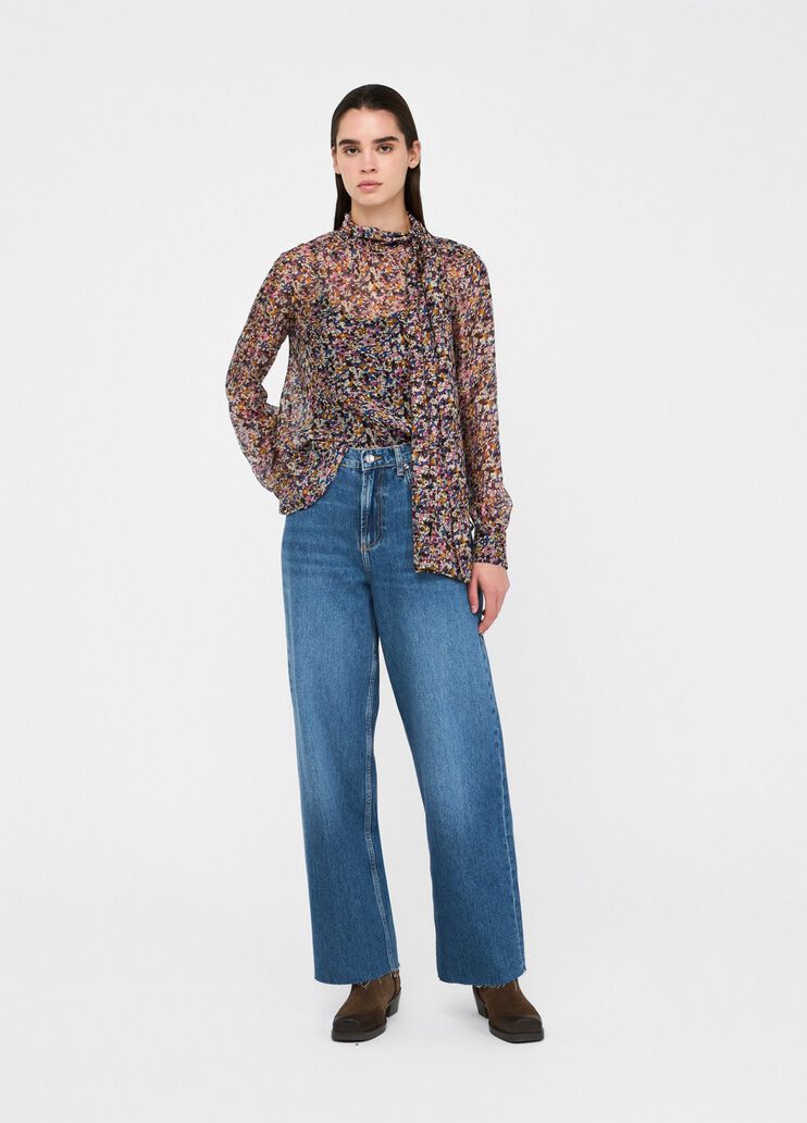 Silk chiffon top floral Liu Jo - large image number 5 Silk chiffon top floral Liu Jo - large image number 5