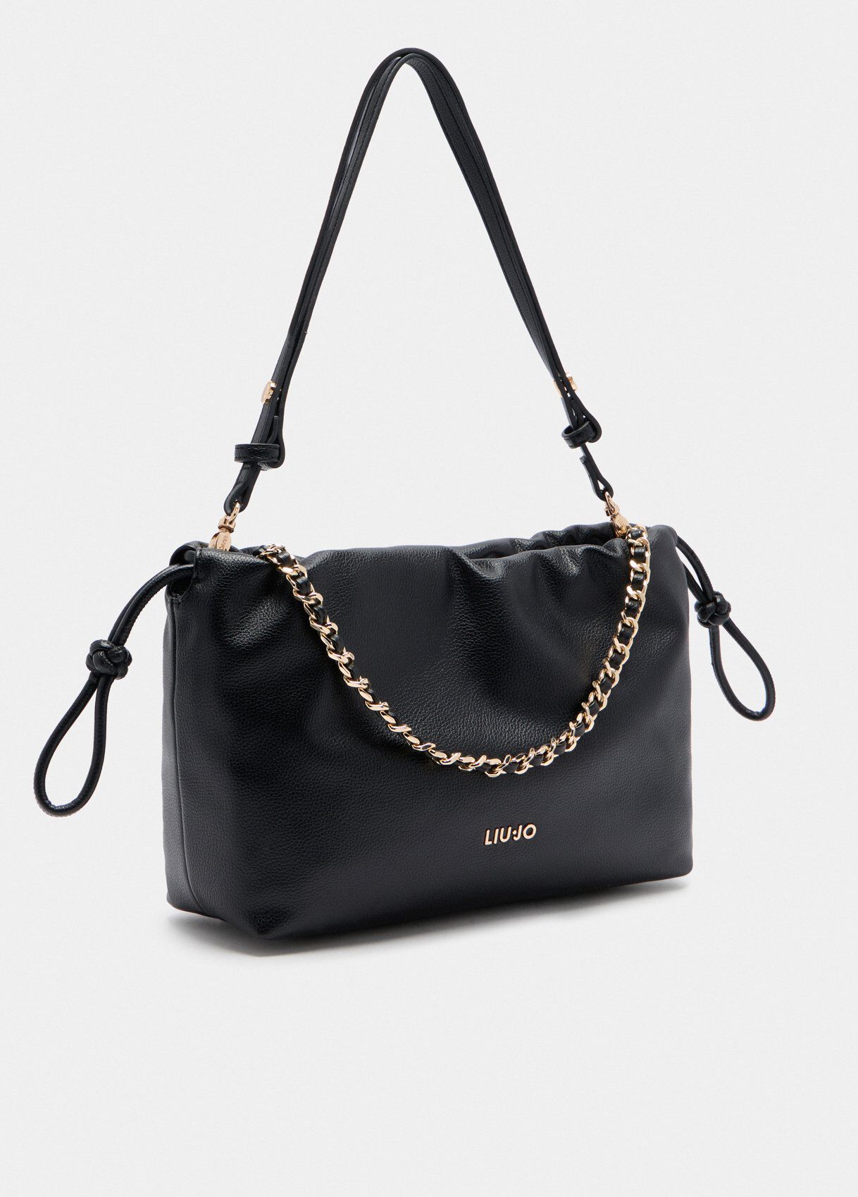 Medium shoulder bag with chain colour black | Liu Jo Medium shoulder bag with chain colour black | Liu Jo