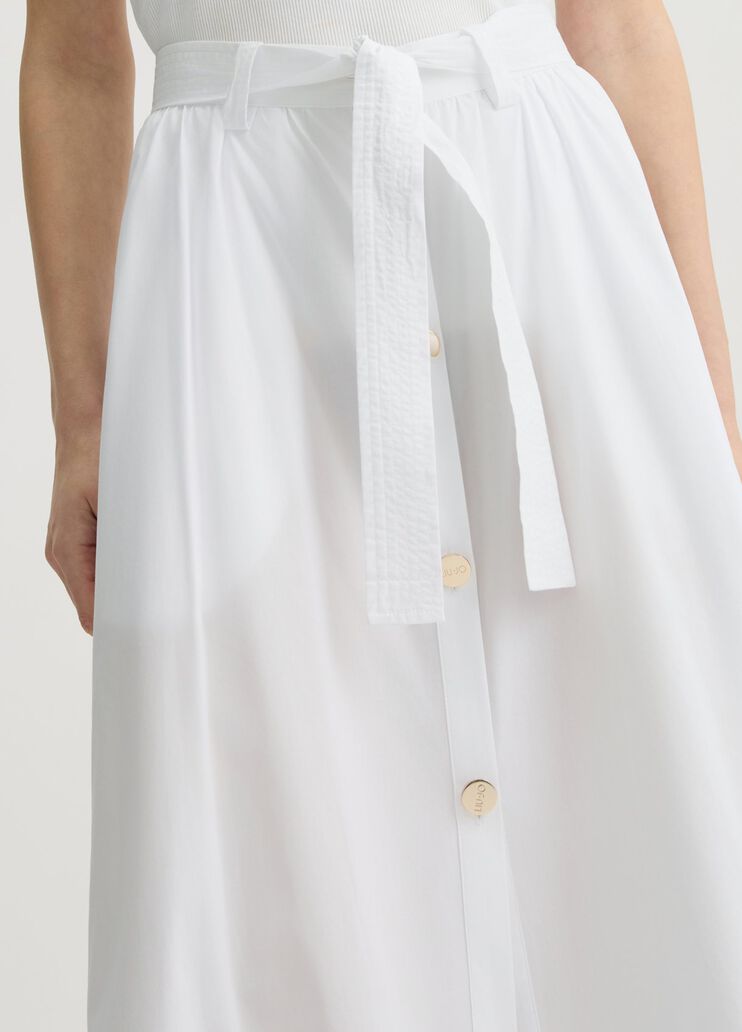 White midi skirt white Liu Jo - large image number 2 White midi skirt white Liu Jo - large image number 2